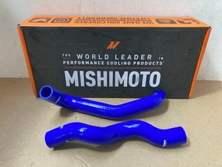 2 X MISHIMOTO 09 + NISSAN 370Z SILICONE HOSE KIT IN BLUE MODEL : MMHOSE-370Z-09BL: LOCATION - AR8