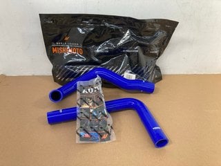 2 X MISHIMOTO 93-98 TOYOTA SUPRA TURBO SILICONE HOSE KITS IN BLUE PART NO: MMHOSE-SUP-93BL: LOCATION - A2