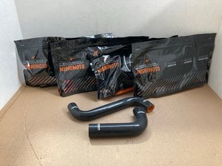 5 X ASSORTED MISHIMOTO ITEMS TO INCLUDE FORD FIESTA ST SILICONE INDUCTION HOSE MODEL: MMHOSE-FIST-141HRD: LOCATION - AR9