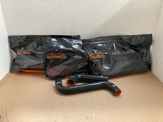 4 X ASSORTED MISHIMOTO ITEMS TO INCLUDE FORD FIESTA ST SILICONE INDUCTION HOSE MODEL: MMHOSE-FIST-141HRD: LOCATION - AR9