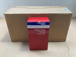 10 SETS OF UNIPART DISC BRAKE PADS TO FIT RENAULT MEGANE,SCENIC & TWINGO MODEL : GBP1800AF: LOCATION - AR12