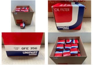 QTY OF UNIPART OIL FILTERS MODEL : GFE 356: LOCATION - AR14