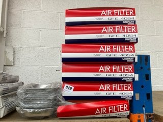 QTY OF ASSORTED ITEMS TO INCLUDE UNIPART AIR FILTERS MODEL : 4054: LOCATION - AR16