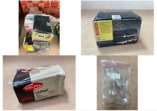 QTY OF ASSORTED CAR CARE ITEMS TO INCLUDE BOSCH BRAKE PADS MODEL : BP679: LOCATION - AR16