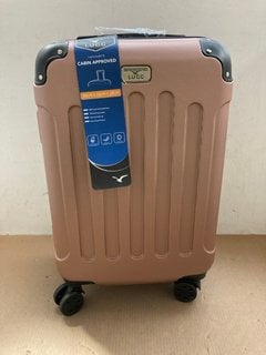 LUGG LIGHTWEIGHT TRAVEL CABIN BAG IN ROSE GOLD: LOCATION - AR9