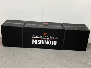 MISHIMOTO 138GD ALUMINIUM INTERCOOLER BAR & PLATE CORE WITH CAST END TANK IN GOLD RRP £241: LOCATION - A5