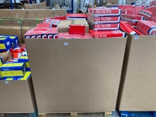 PALLET OF ASSORTED CARE CAR ITEMS TO INCLUDE UNIPARTS AIR FILTERS MODEL : GFE 2632: LOCATION - A8 (KERBSIDE PALLET DELIVERY)