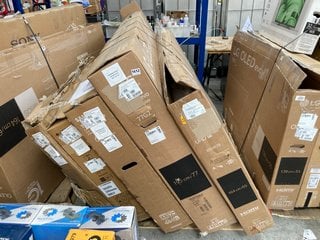 (COLLECTION ONLY) PALLET OF ASSORTED TV'S (FOR SPARES & REPAIRS) TO INCLUDE MODELS: SAMSUNG QE55Q9FN & LG OLED77G26LA: LOCATION - A8