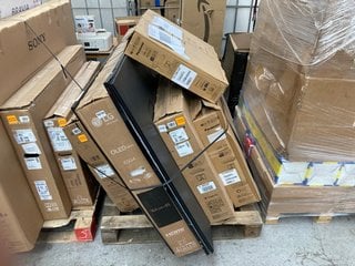 (COLLECTION ONLY) PALLET OF ASSORTED TV'S (FOR SPARES & REPAIRS) TO INCLUDE MODELS: SAMSUNG UE75DU7100 & LG OLED65G36LA: LOCATION - A8