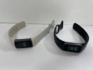 2 X FITBIT CHARGE 5 HEALTH & FITNESS TRACKERS (WITH STRAPS & CHARGER CABLES) [JPTM123760]