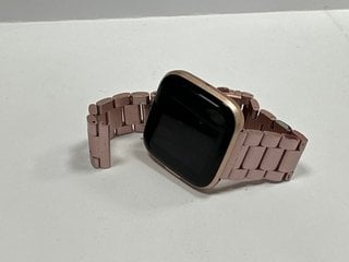 FITBIT VERSA 2 SMARTWATCH IN COPPER ROSE ALUMINIUM CASE: MODEL NO FB 507 (WITH BOX) [JPTM123792]