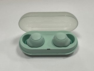 SONY WF-C500 WIRELESS EARBUDS (ORIGINAL RRP - £39) IN GREEN: MODEL NO YY2952 (WITH WIRELESS CHARGING CASE) [JPTM123803]