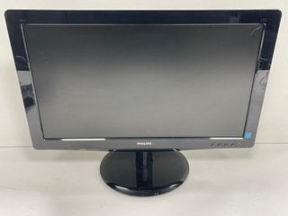 PHILIPS 18.5" LED MONITOR: MODEL NO 196V3LSB25/10 (UNIT ONLY) [JPTM123823]