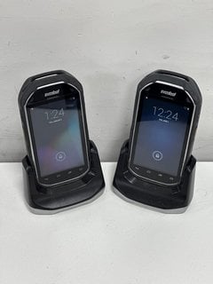 2 X SYMBOL MC40N0 MOBILE COMPUTERS(WITH DOCK, CABLE, RUBBER EDGE CASE & BATTERY) [JPTM123739]