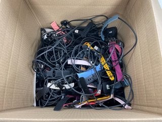 BOX TO INCLUDE VARIOUS FITBIT STRAPS & CHARGER CABLES [JPTM124056]