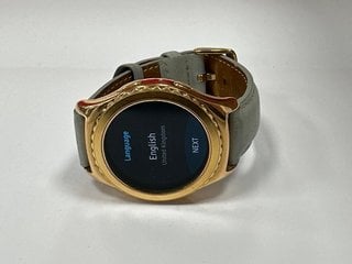 SAMSUNG GEAR S2 SMARTWATCH IN GOLD: MODEL NO SM-R732 (UNIT ONLY) [JPTM122924]