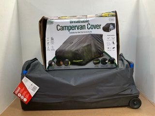 2 X ASSORTED OUTDOOR ITEMS TO INCLUDE MAYPOLE BREATHABLE CAMPERVAN COVER: LOCATION - E6