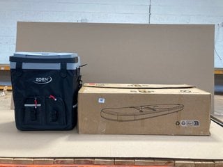 2 X ASSORTED ITEMS TO INCLUDE ZORN ELECTRIC COOLER: LOCATION - E8