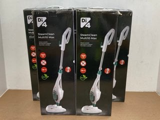 5 X DI4 STEAM CLEAN MULTI10 MAX STEAM CLEANERS: LOCATION - E13