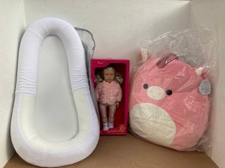 3 X ASSORTED CHILDRENS ITEMS TO INCLUDE GENERATION AVA TOY DOLL: LOCATION - E15