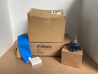 3 X BOXES OF ASSORTED ITEMS TO INCLUDE ADEXA SQUARE TUBE 3 TIER SERVICE TROLLEY: LOCATION - E16