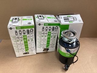 3 X INSINKERATOR FOOD WASTE DISPOSERS: LOCATION - E17