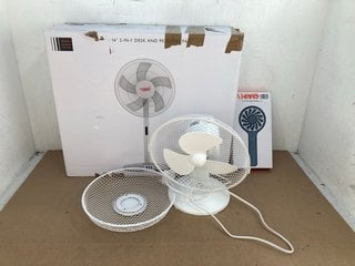 3 X ASSORTED JOHN LEWIS AND PARTNERS FANS: LOCATION - F16