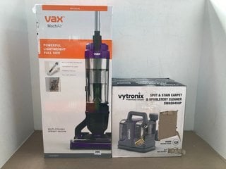 VAX AIR MACH UPRIGHT VACUUM CLEANER MODEL: UCA1GEV1 TO INCLUDE VYTRONIX SPOT AND STAIN CARPET AND UPHOLSTERY CLEANER: LOCATION - F11