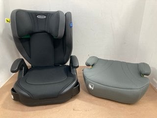 GRACO JUNIOR MAXI I - SIZE R129 HIGHBACK BOOSTER CAR SEAT TO INCLUDE LIONELO CHILDRENS BOOSTER SEAT: LOCATION - F9