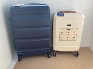 2 X ASSORTED KONO AND LUGG TRAVEL SUITCASES: LOCATION - F8