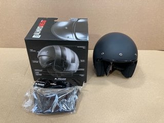 LS2 BOB II PROTECTIVE MOTORCYCLE HELMET IN MATTE BLACK SIZE: XXL RRP - £119: LOCATION - F2