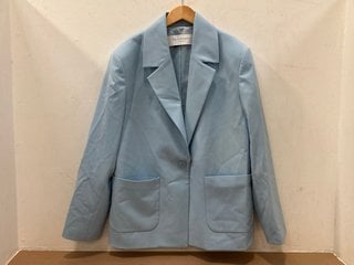 EQUIPMENT WOMENS CEDRIC JACKET IN LIGHT BLUE SIZE: L RRP - £450: LOCATION - E0