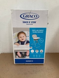 GRACO STACK N STOW CHILDRENS HIGH CHAIR: LOCATION - G6