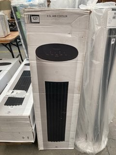 JOHN LEWIS & PARTNERS 4.5L AIR COOLER FAN IN BLACK AND WHITE - RRP £99: LOCATION - C8