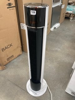 JOHN LEWIS & PARTNERS 42" TOWER FAN IN BLACK AND WHITE: LOCATION - C8