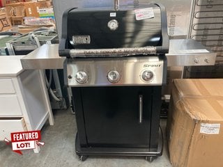 WEBER GENESIS E-315 3 BURNER GAS BBQ - RRP £1198: LOCATION - A6 (KERBSIDE PALLET DELIVERY)