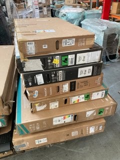 PALLET OF ASSORTED TVS - PCB BOARDS REMOVED SPARES AND REPAIRS - TVS TO INCLUDE SAMSUNG NEO QLED QN90C CLASS 43": LOCATION - B9 (KERBSIDE PALLET DELIVERY)