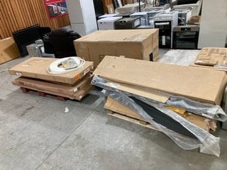 (COLLECTION ONLY) 2 X PALLETS OF ASSORTED INCOMPLETE FURNITURE ITEMS: LOCATION - A1