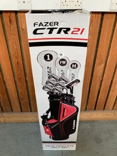 FAZER CTR21 MENS COMPLETE GOLF SET IN BLACK AND RED: LOCATION - D7