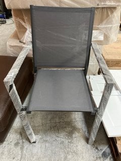 JOHN LEWIS & PARTNERS MIAMI GARDEN DINING CHAIR IN SLATE GREY: LOCATION - A3