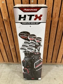 BENROSS HTX COMPLETE MENS GOLF SET IN BLACK AND RED: LOCATION - D7