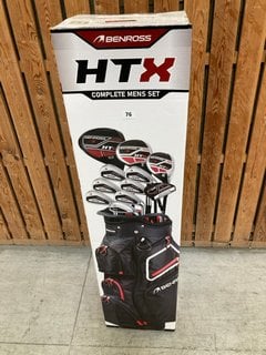 BENROSS HTX COMPLETE MENS GOLF SET IN BLACK AND RED: LOCATION - D7