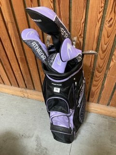 BENROSS ATHENA WOMENS GOLF SET IN BLACK AND LILAC PURPLE: LOCATION - D7