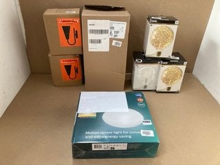 QTY OF ASSORTED ITEMS TO INCLUDE JOHN LEWIS & PARTNERS TWIST WOOD TABLE LAMP: LOCATION - BR6