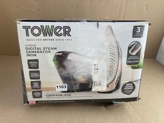 TOWER 2400W DIGITAL STEAM GENERATOR IRON: LOCATION - BR7