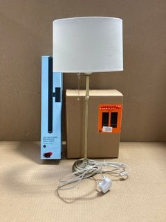 QTY OF ASSORTED ITEMS TO INCLUDE JOHN LEWIS & PARTNERS ANYDAY SET OF 2 CARA TOUCH LAMPS: LOCATION - BR8