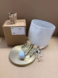 2 X ASSORTED ITEMS TO INCLUDE JOHN LEWIS & PARTNERS ISABEL FLOOR LAMP: LOCATION - BR8