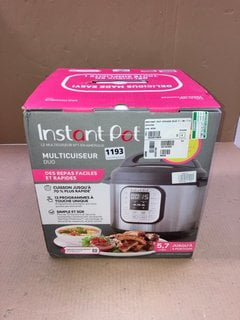 INSTANT POT 7 IN 1 DUO MULTI USE PRESSURE COOKER: LOCATION - AR2