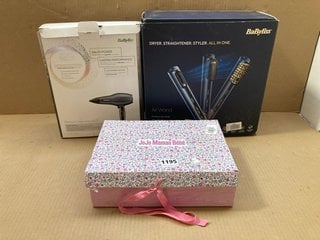 QTY OF ASSORTED ITEMS TO INCLUDE BABYLISS ALL IN 1 AIR WAND: LOCATION - AR2