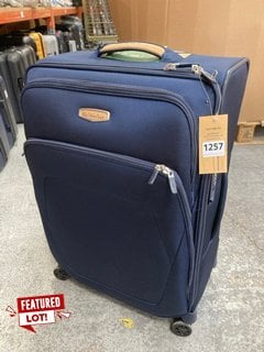 SAMSONITE SPARK SNG ECO 67CM 4 WHEEL MEDIUM EXPANDABLE SUITCASE IN BLUE: LOCATION - AR6